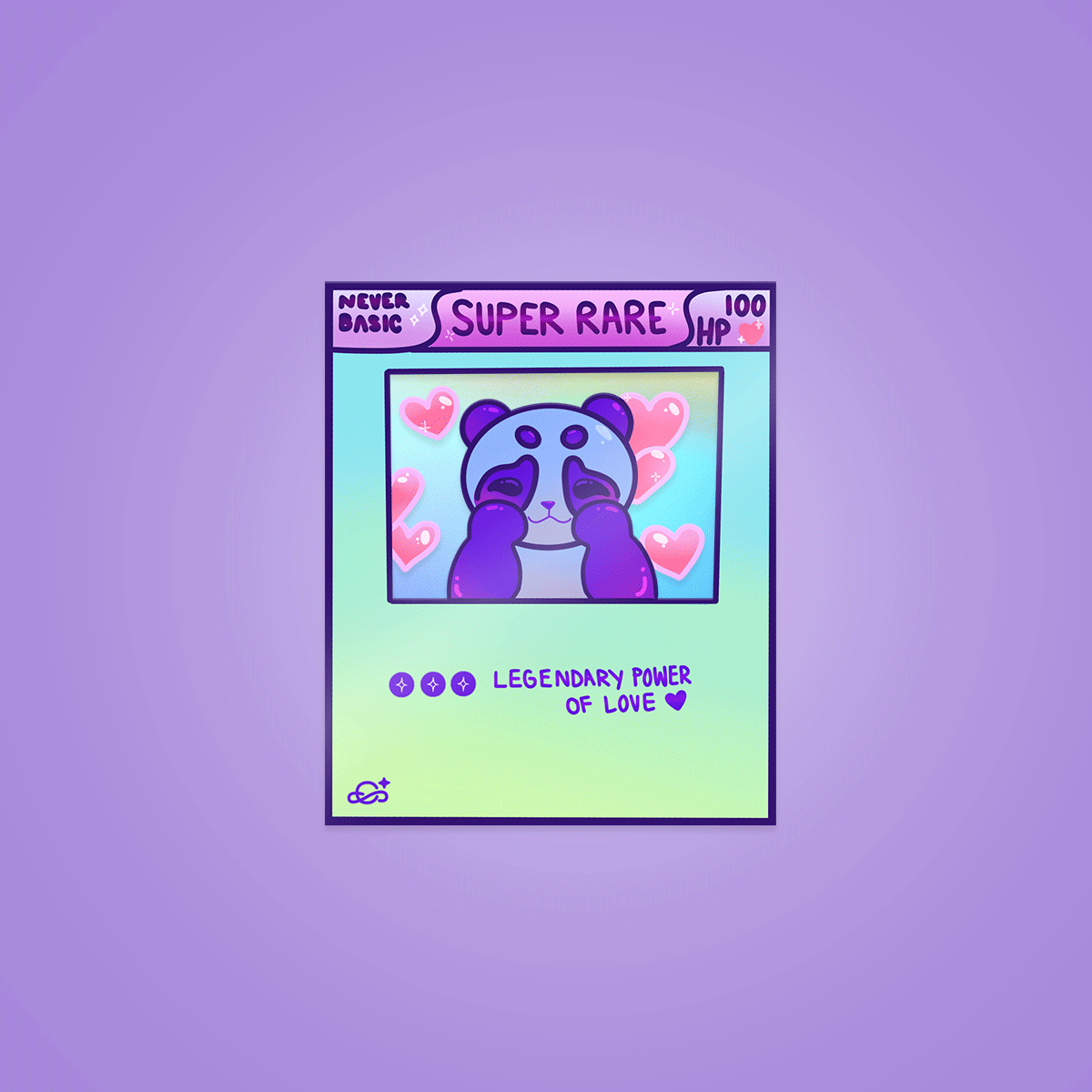 Super Rare Holo Vinyl Sticker