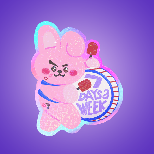 Energizer Seven Glitter Sticker