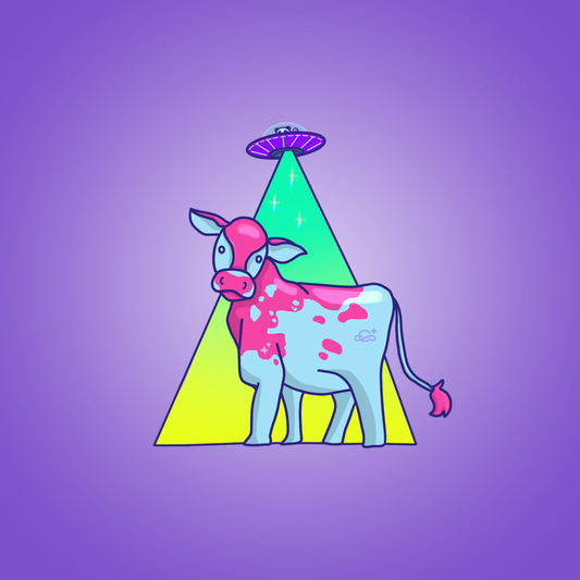 Arizona Cows Vinyl Sticker (Strawberry Milk)