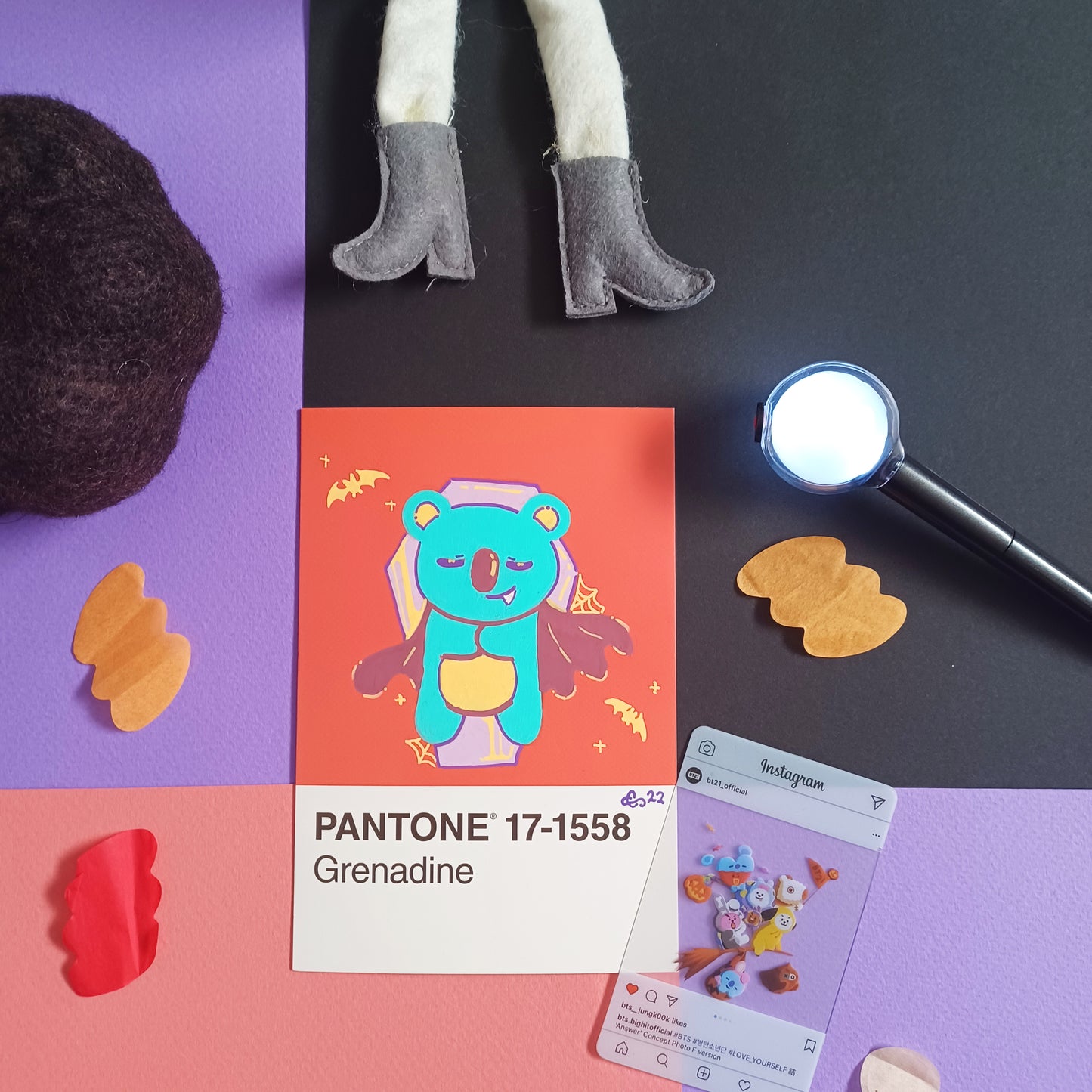 Spooky Koya Pantone