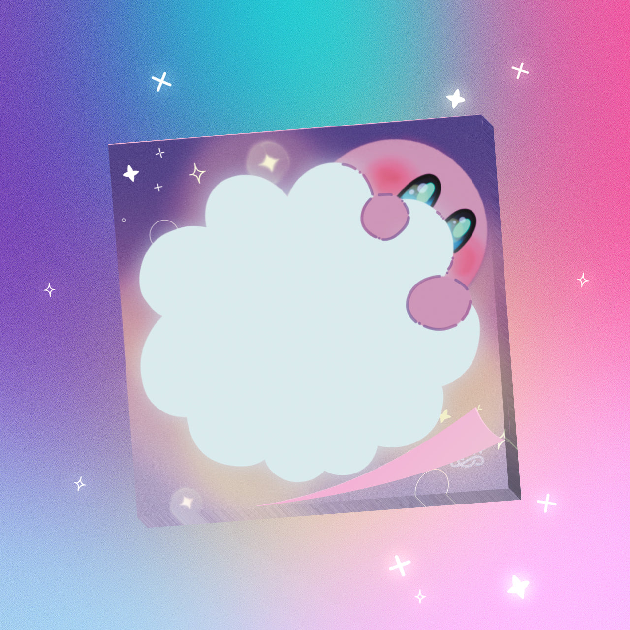 Magical Clouds Kirby Notepad